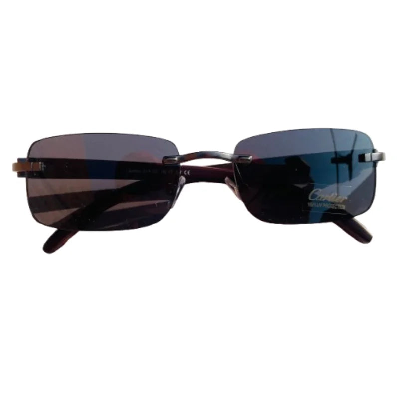 Cartier-Rimless Sunglasses