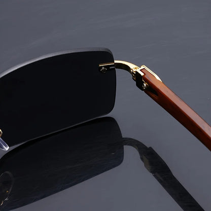 Cartier-Rimless Sunglasses