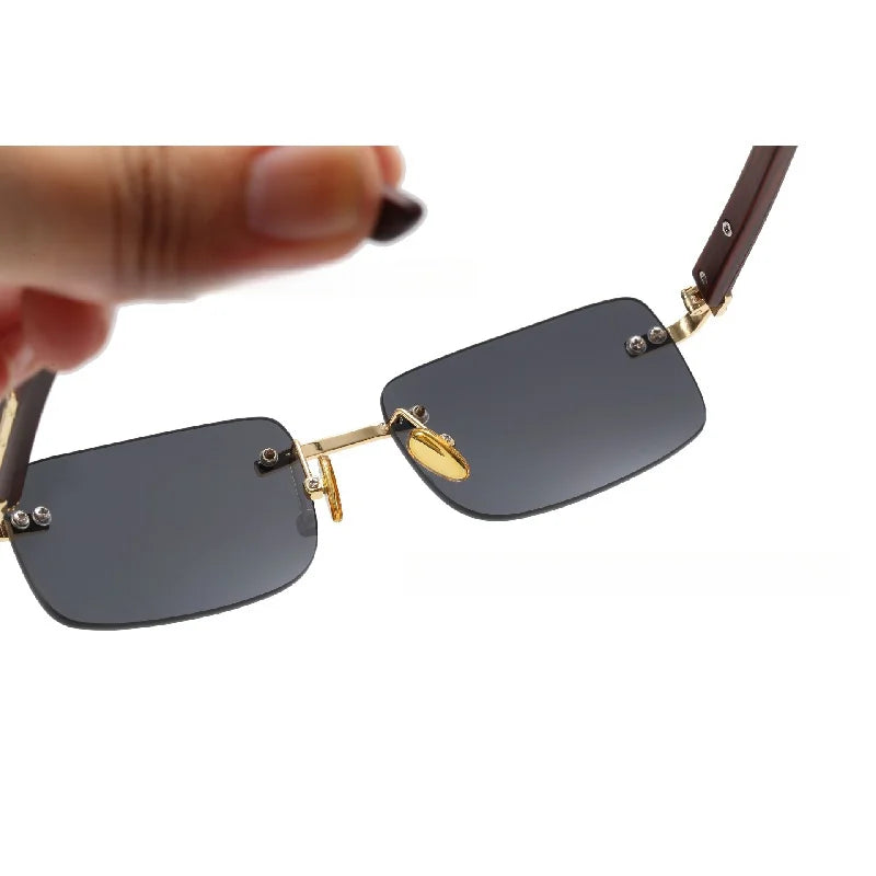 Cartier-Rimless Sunglasses