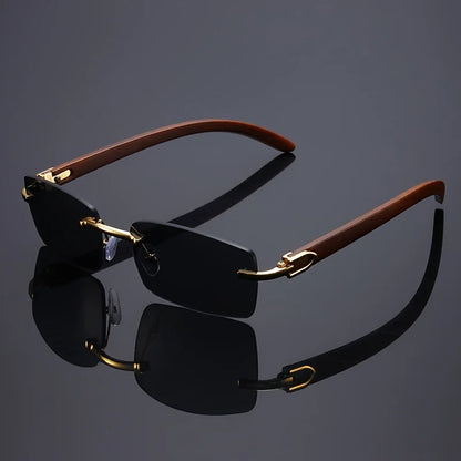 Cartier-Rimless Sunglasses