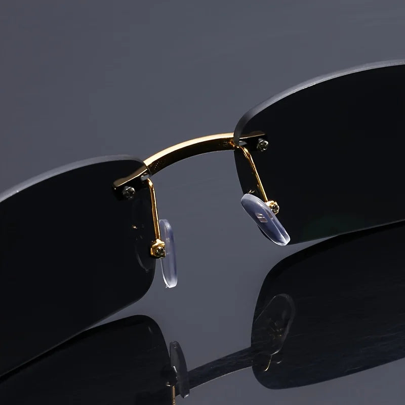 Cartier-Rimless Sunglasses