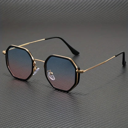 Metal-Hexagonal-Sunglasses