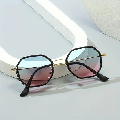 Metal-Hexagonal-Sunglasses