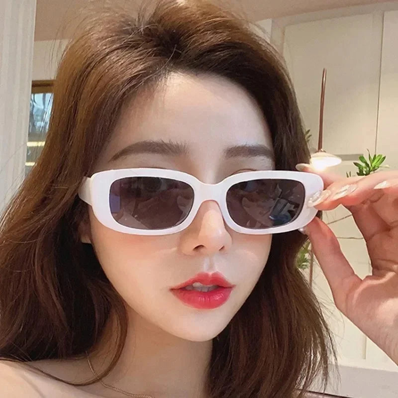 Retro Rectangle Sunglasses