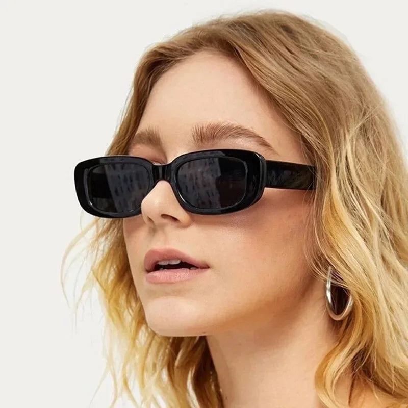 Retro Rectangle Sunglasses